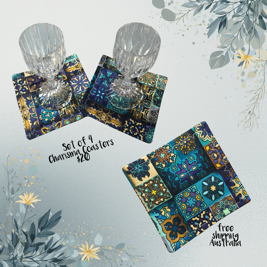 Coasters for Travelling & Camping - Aztec Vibes