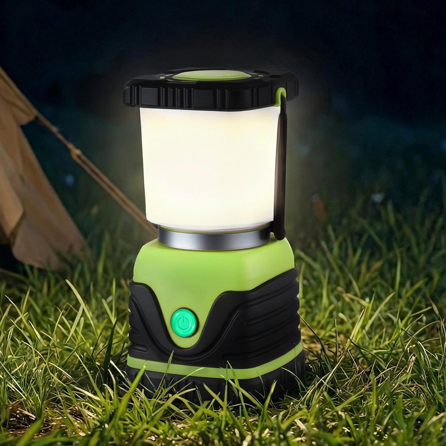 2-Pack LED Camping Lanterns waterproof - Green