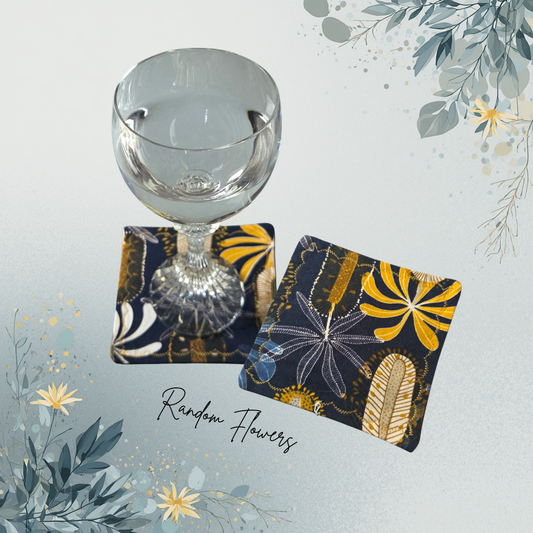 Coasters for Travelling & Camping - Random Flowers