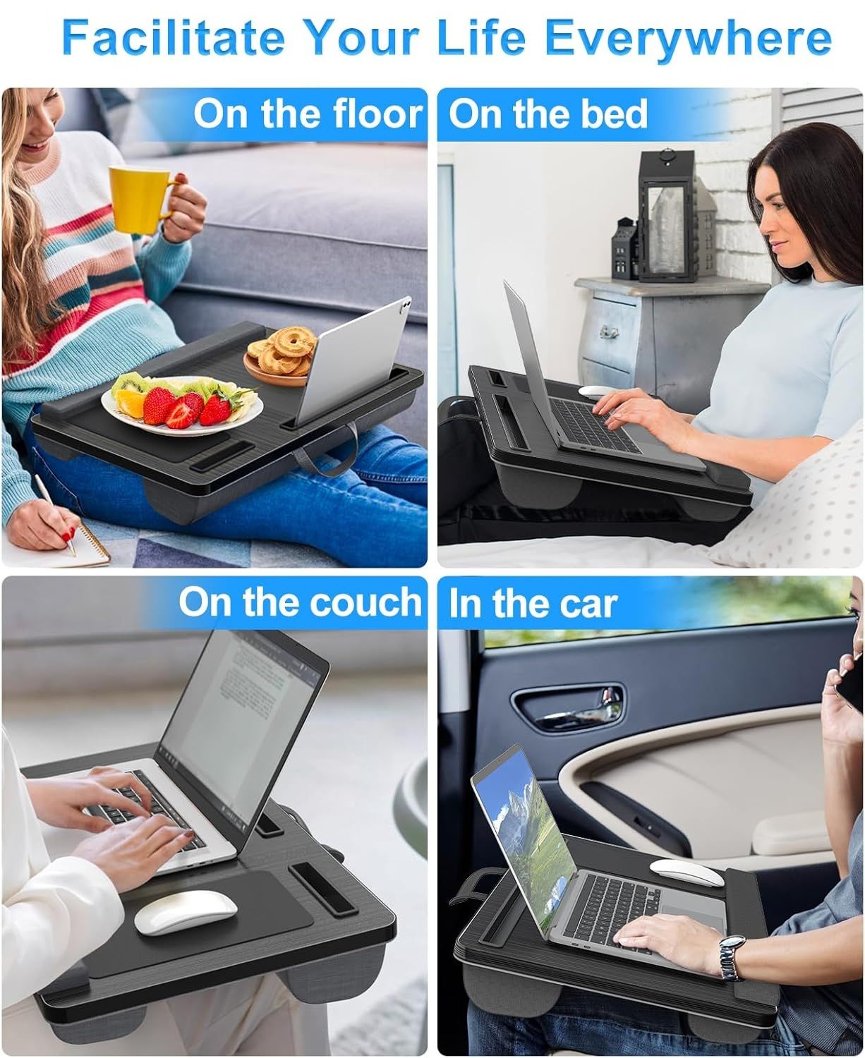 Portable Large User Friendly Lap Desk - Free shipping