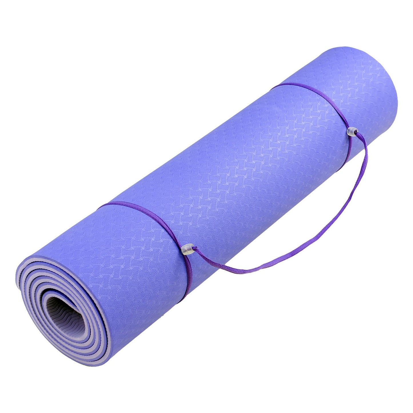 Yoga non-toxic TPE Exercise Mat 8mm - Light Purple