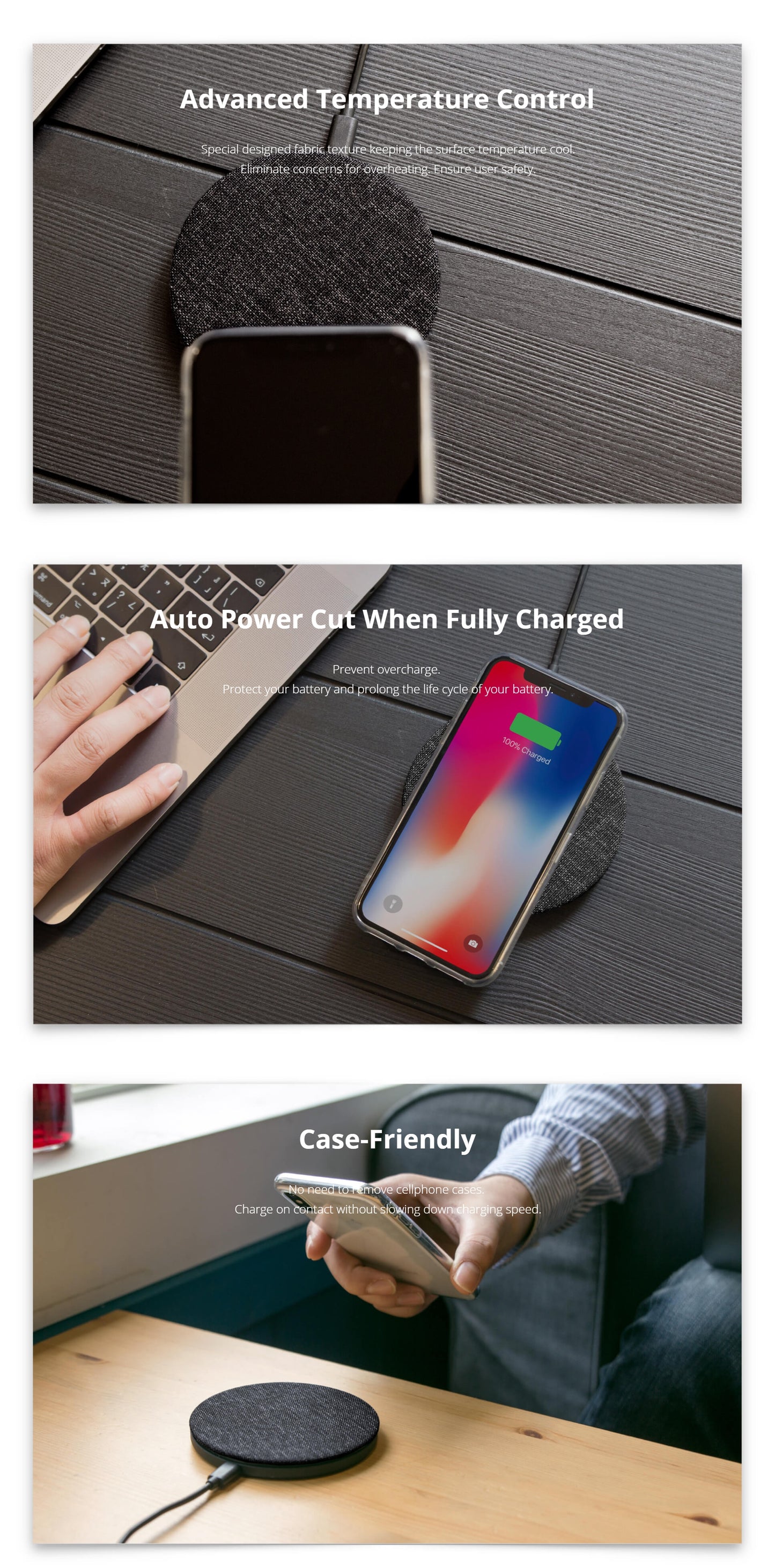 Photofast AirCharge Qi Compatible 10W Fast Charge