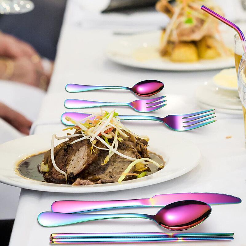 Portable Stainless Steel Travel & Camping Cutlery Set