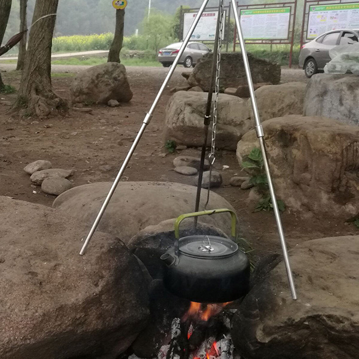 Outdoor Camping Kettle Teapot / Coffeepot - free shipping