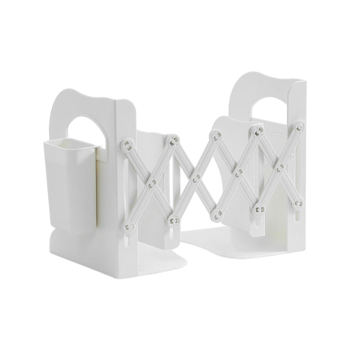 Retractable Book Stand camping Organiser - White