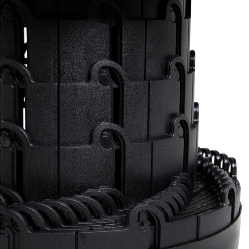 Telescopic Camping Travel Chair - Black