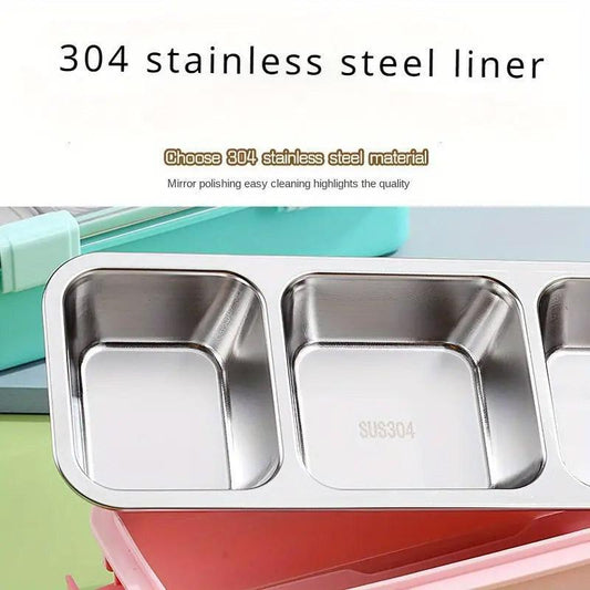Stainless Steel inner Food Container - Pink