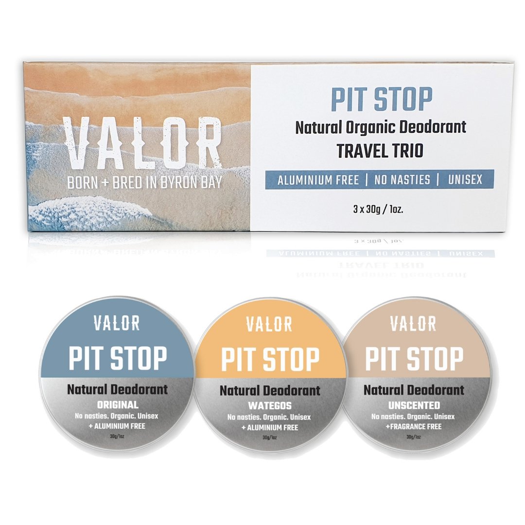 Natural Organic Deodorant Travel Trio