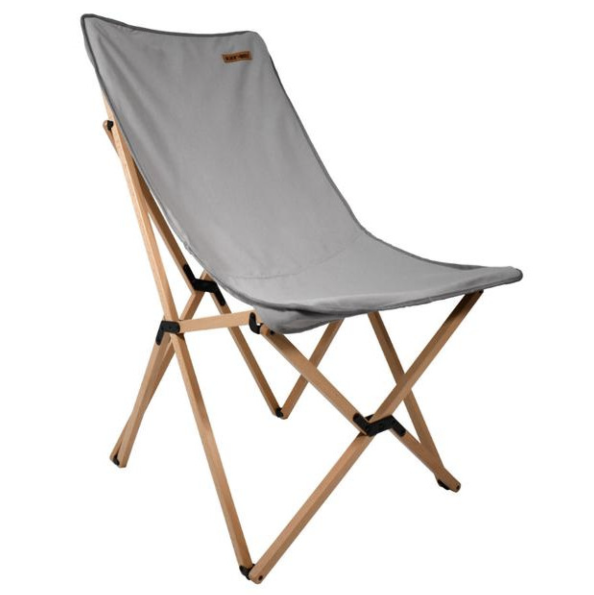 BlackWolf Foldable Camp Chair - XXL - Grey - free shipping