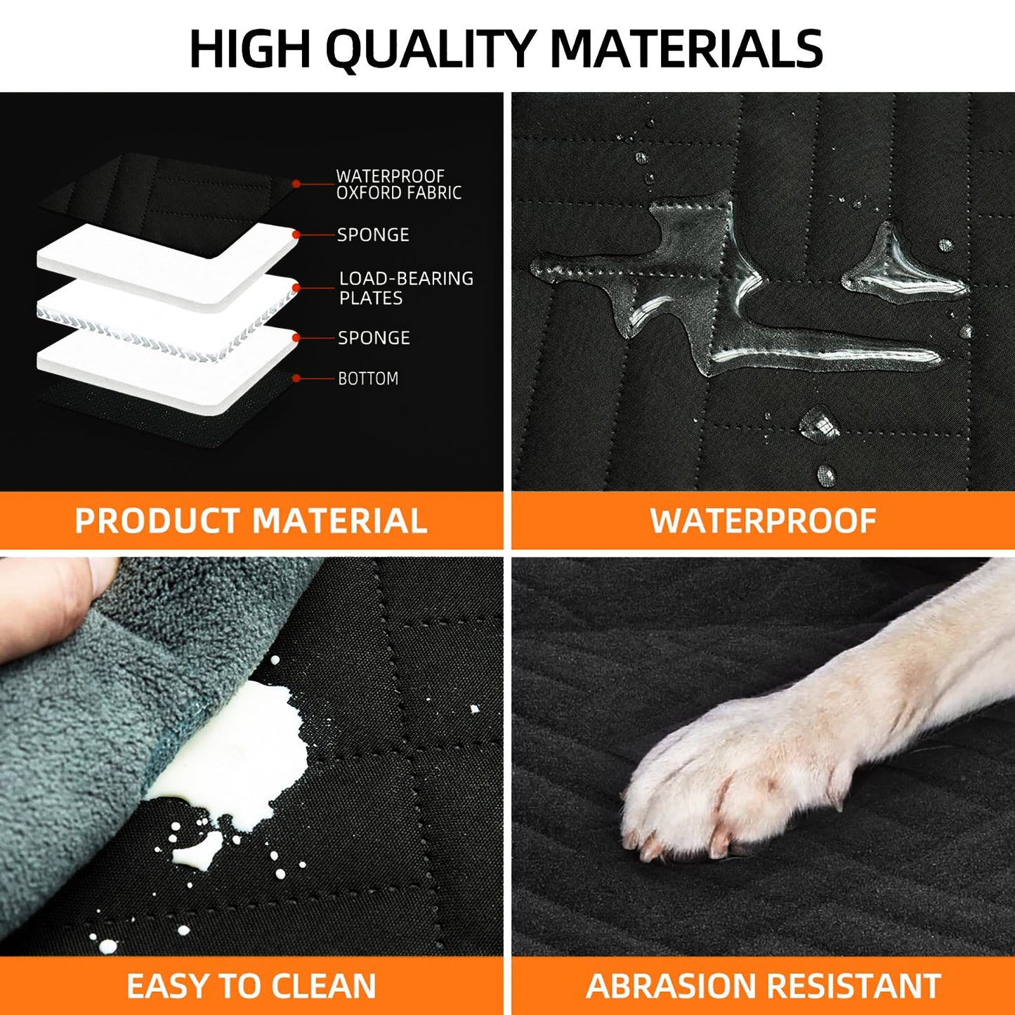 Dog car seat - back seat protector - free shipping