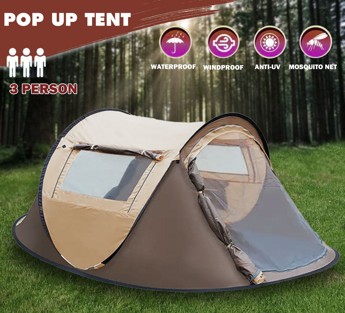Instant Up Waterproof Camping Tent