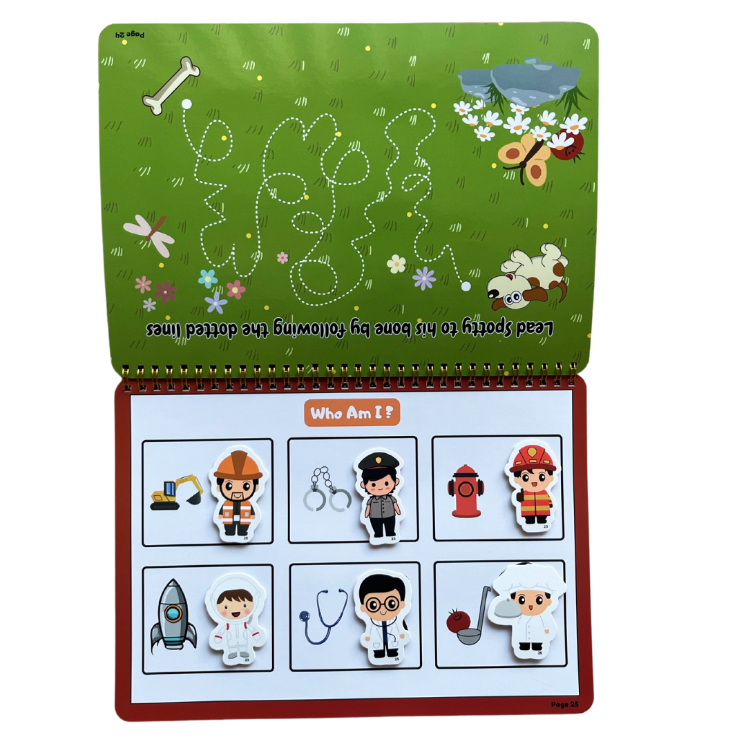 Tiny Walkers Busy & Quiet Books 1st Edition - Campsite kids