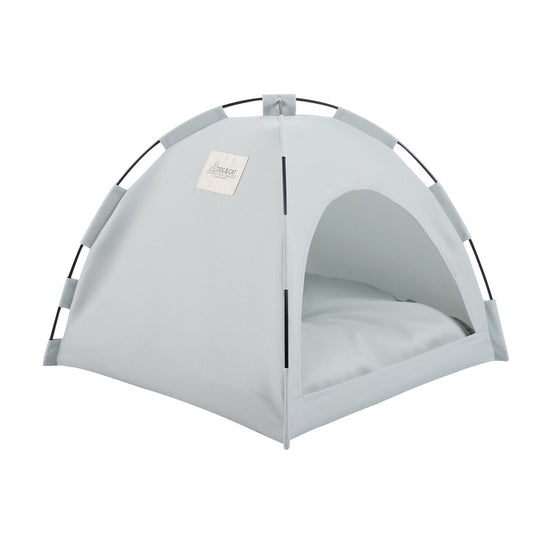 Portable Small Pet Tent with cooling mat - Grey L