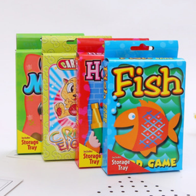 Camping kids card games - Fish plus 3