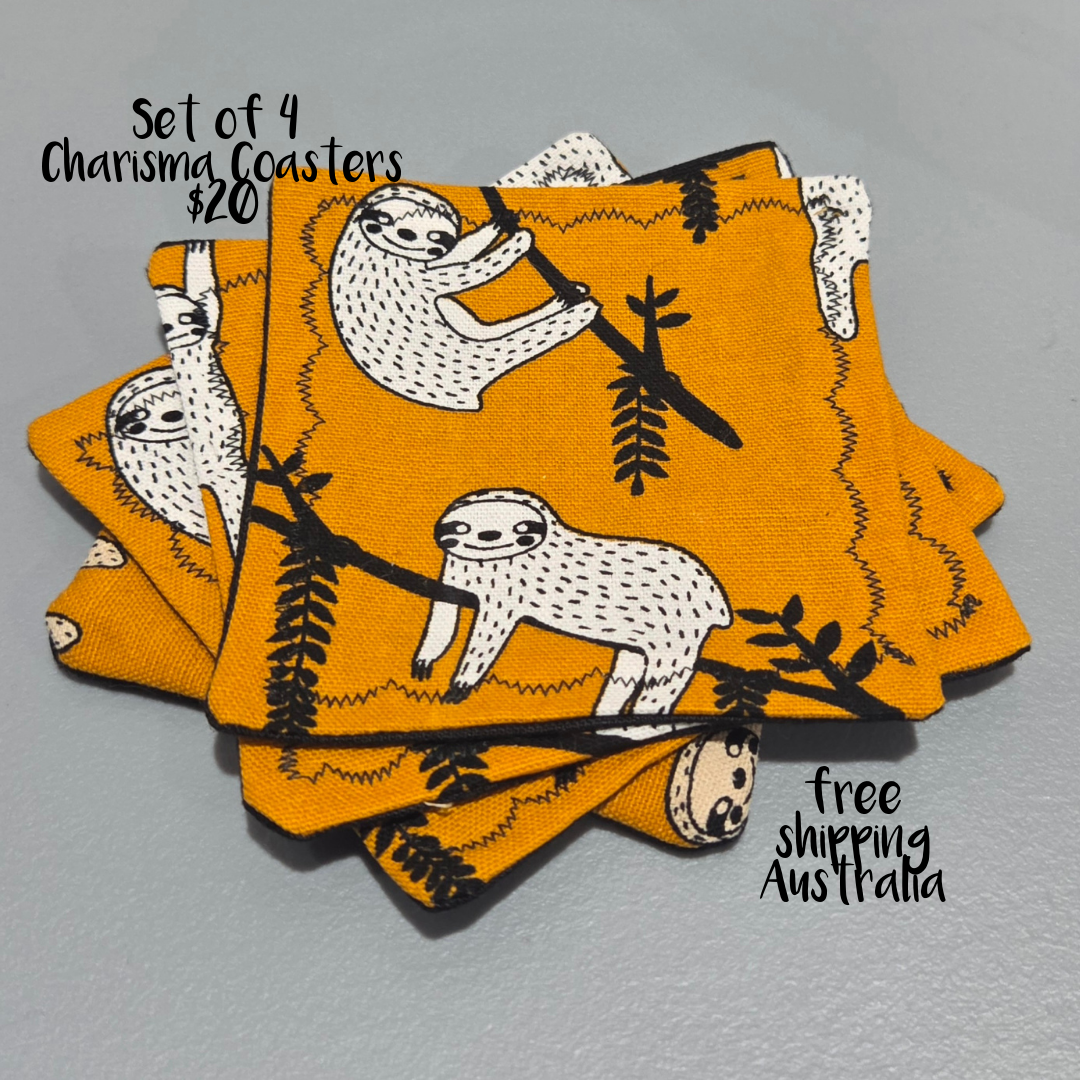 Coasters for Travelling & Camping - Sloths