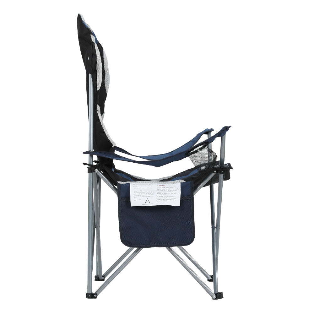 Folding Camp Chair set of 2 - Navy