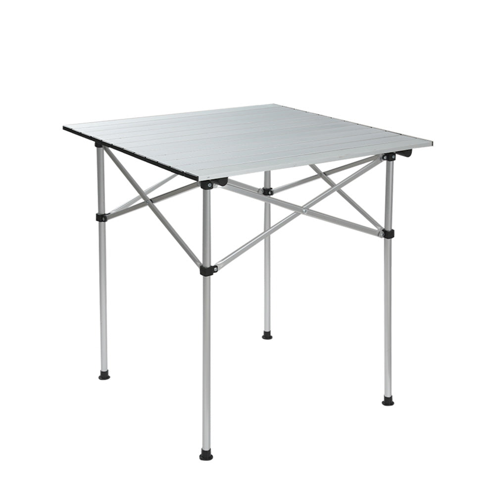 Aluminium Rollup Camping Table 70CM Outdoor Picnic BBQ