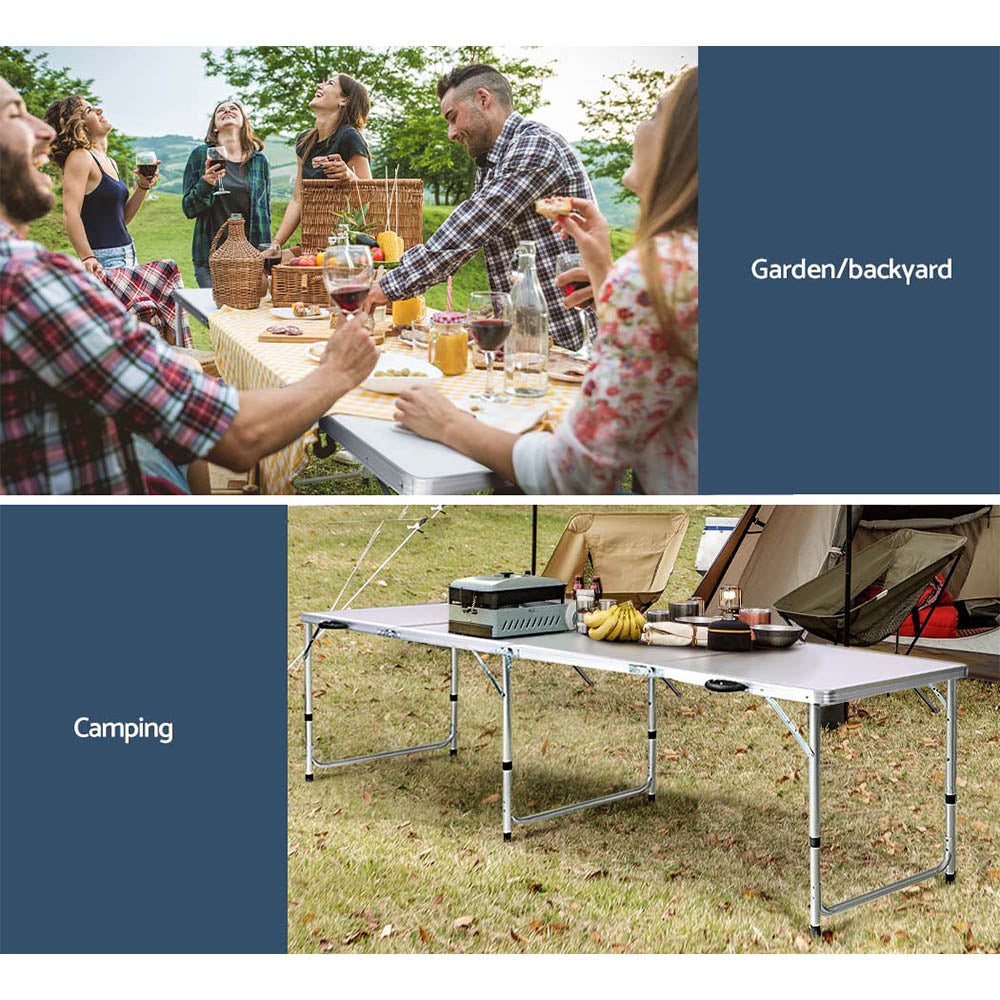 Aluminium Folding Camping Table 240cm