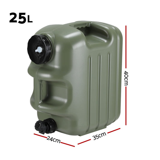 Water Camping Container Jerry Can & Tap 25L