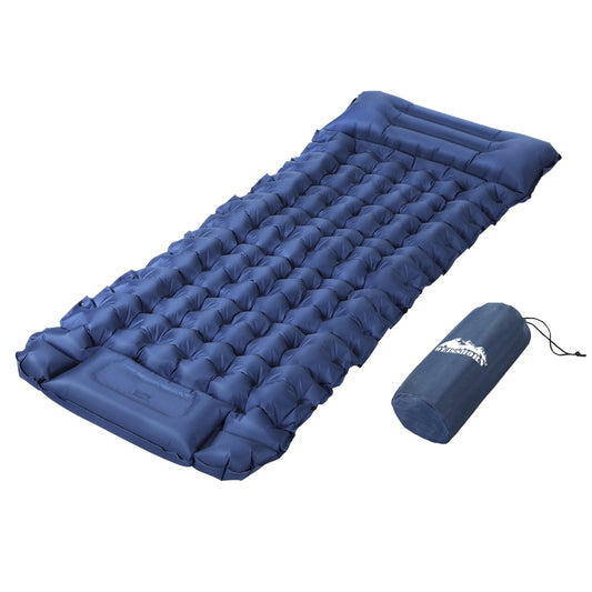 Self Inflating Camp Mattress with pillow - Single - free shipping