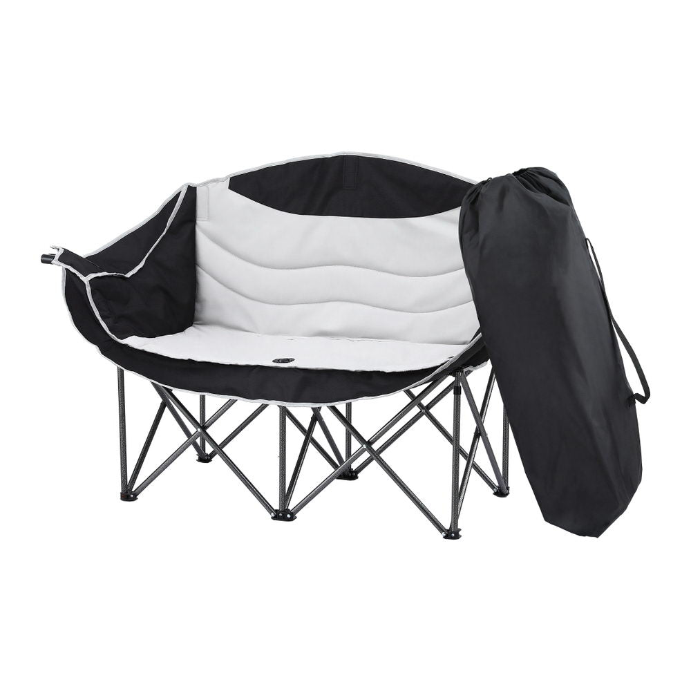 Camping Chair Double Folding Moon style - 240KG