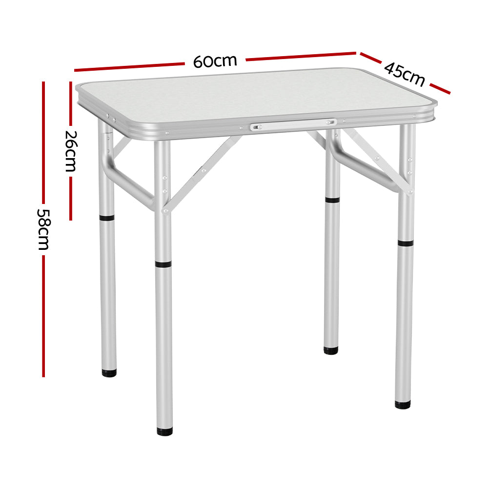 Folding Camping Table 60CM Adjustable