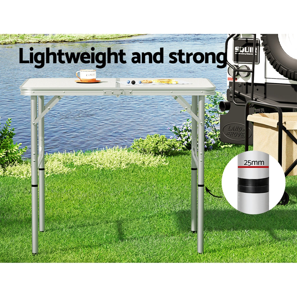 Folding Camping Table 90CM Adjustable