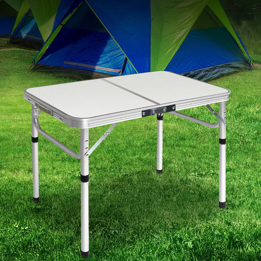 Folding Camping Table 90CM Adjustable