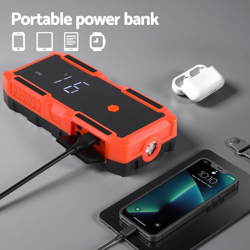 Portable Car Jump Starter 12V Lithium with power bank
