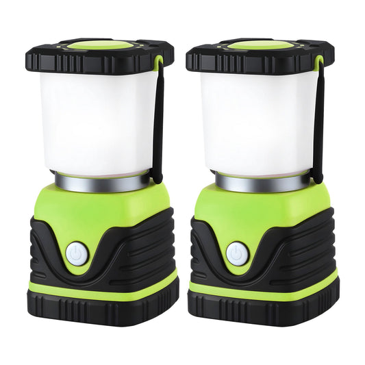 2-Pack LED Camping Lanterns waterproof - Green