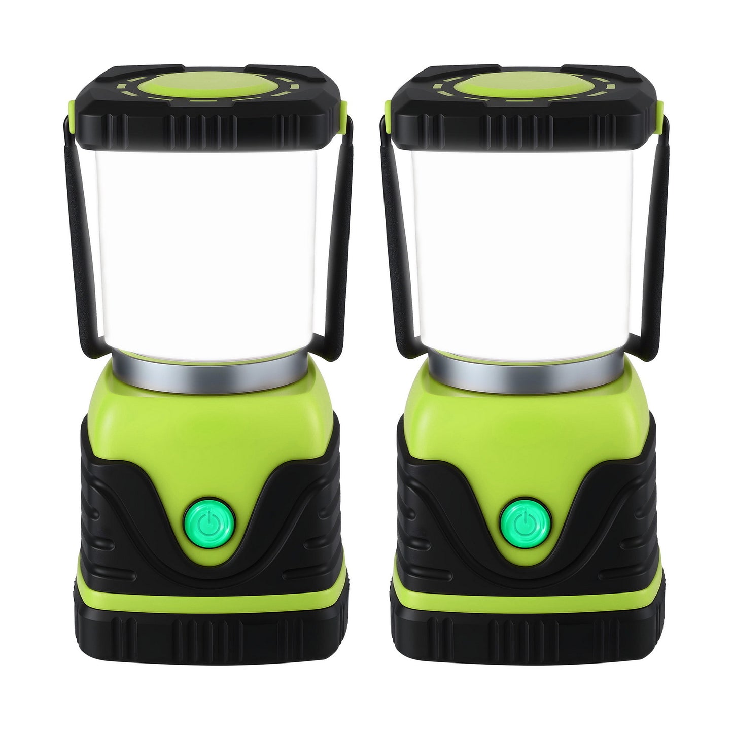 2-Pack LED Camping Lanterns waterproof - Green