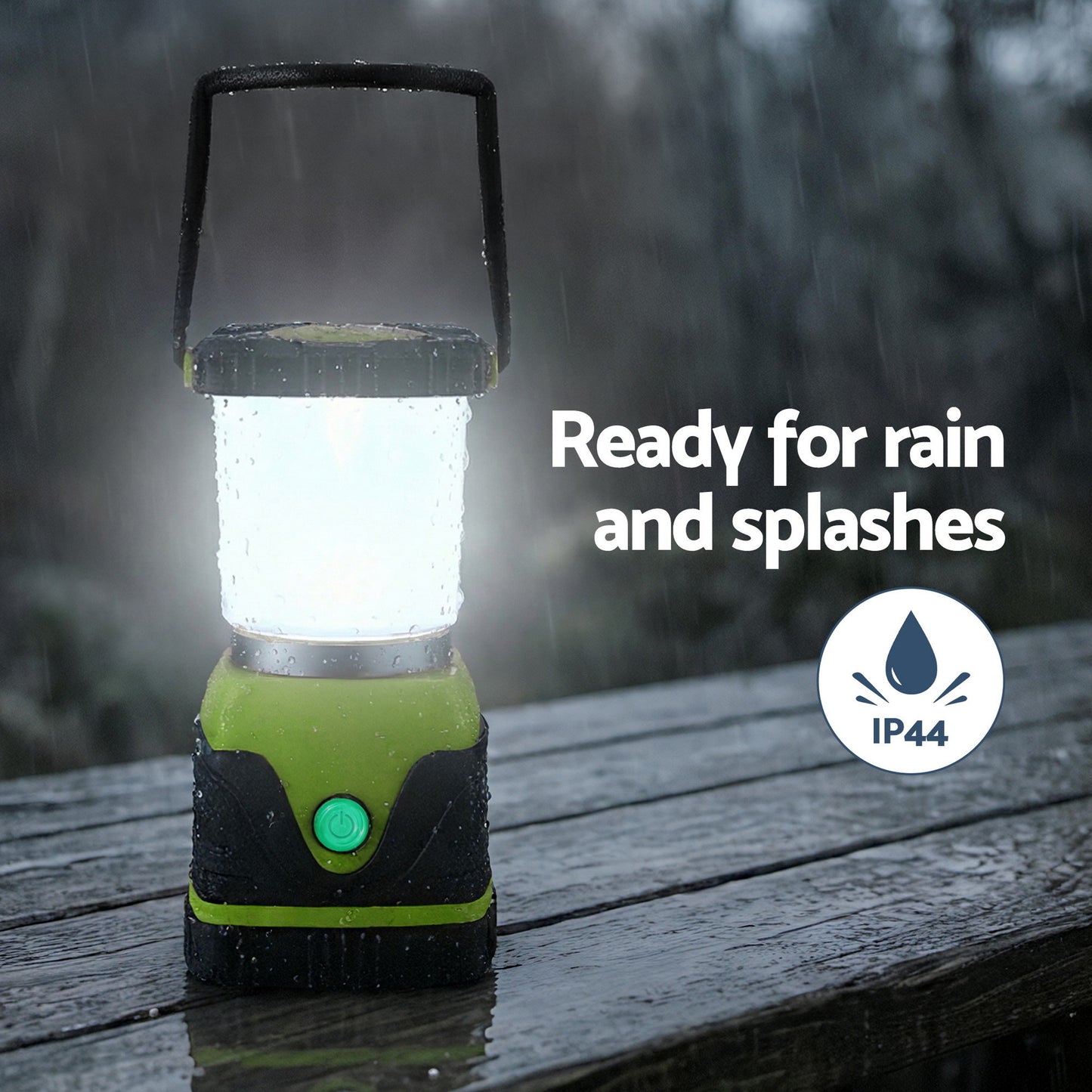 2-Pack LED Camping Lanterns waterproof - Green