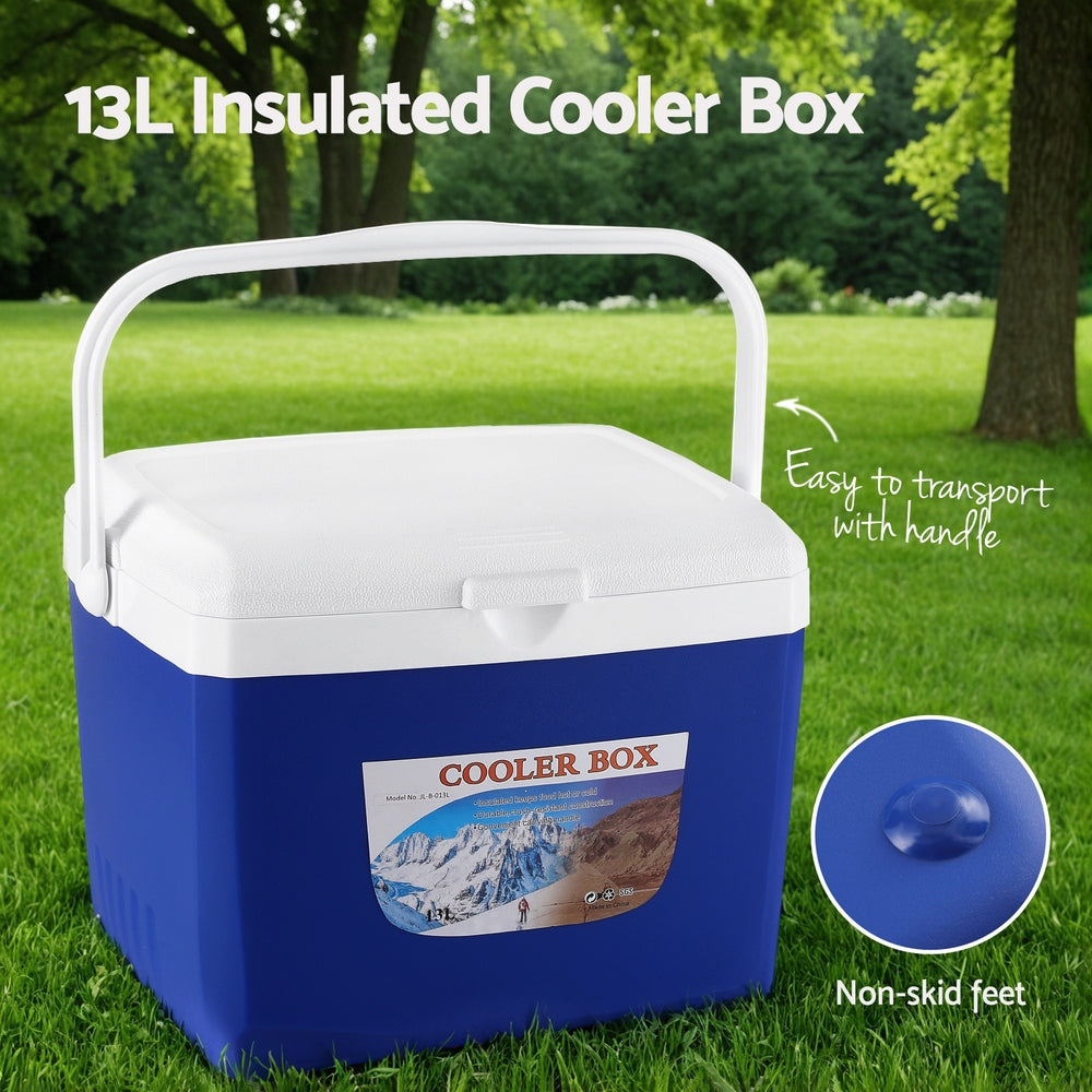Ice Cooler Box Camping Esky 13L - Blue - Free shipping