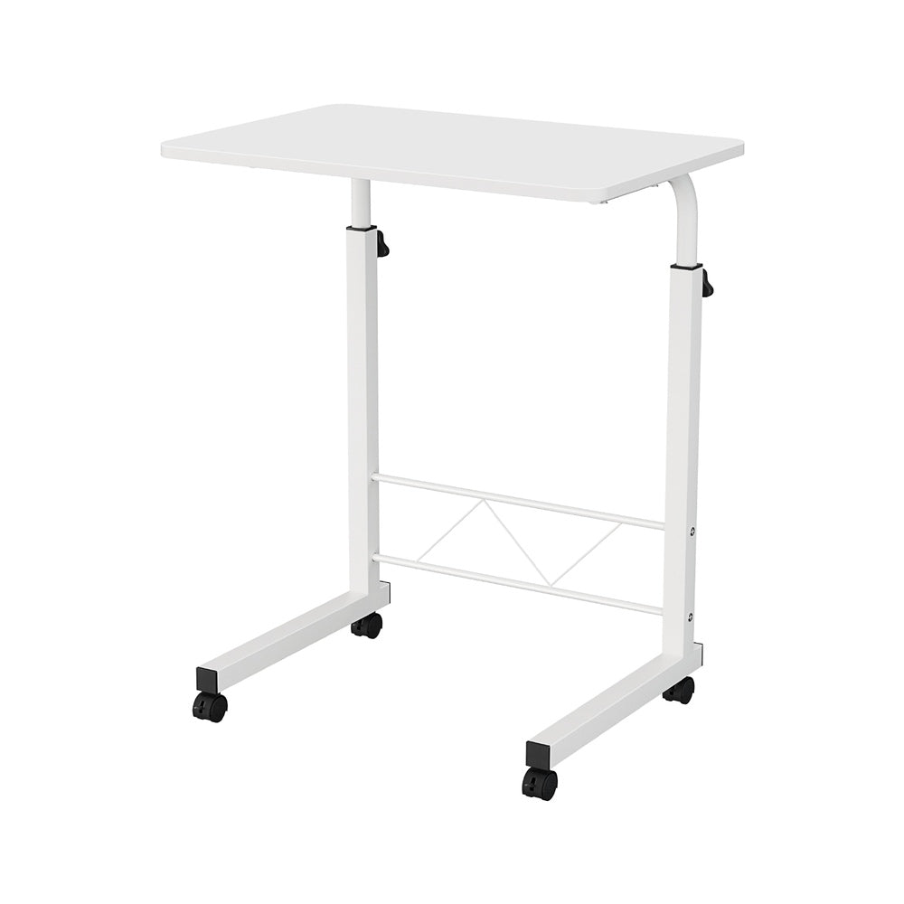 Mobile Travelling Laptop Desk Table Adjustable 60CM White