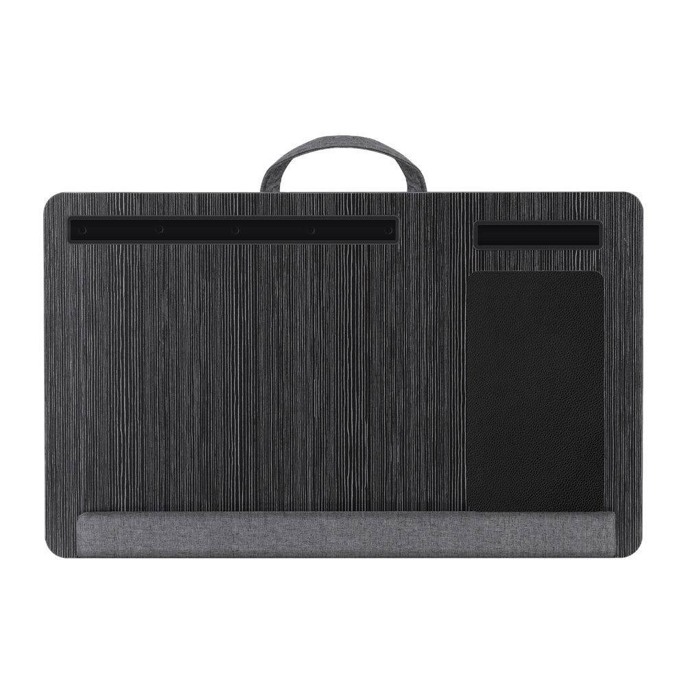 Lap Desk Laptop Wrist-rest Phone Slot - Black