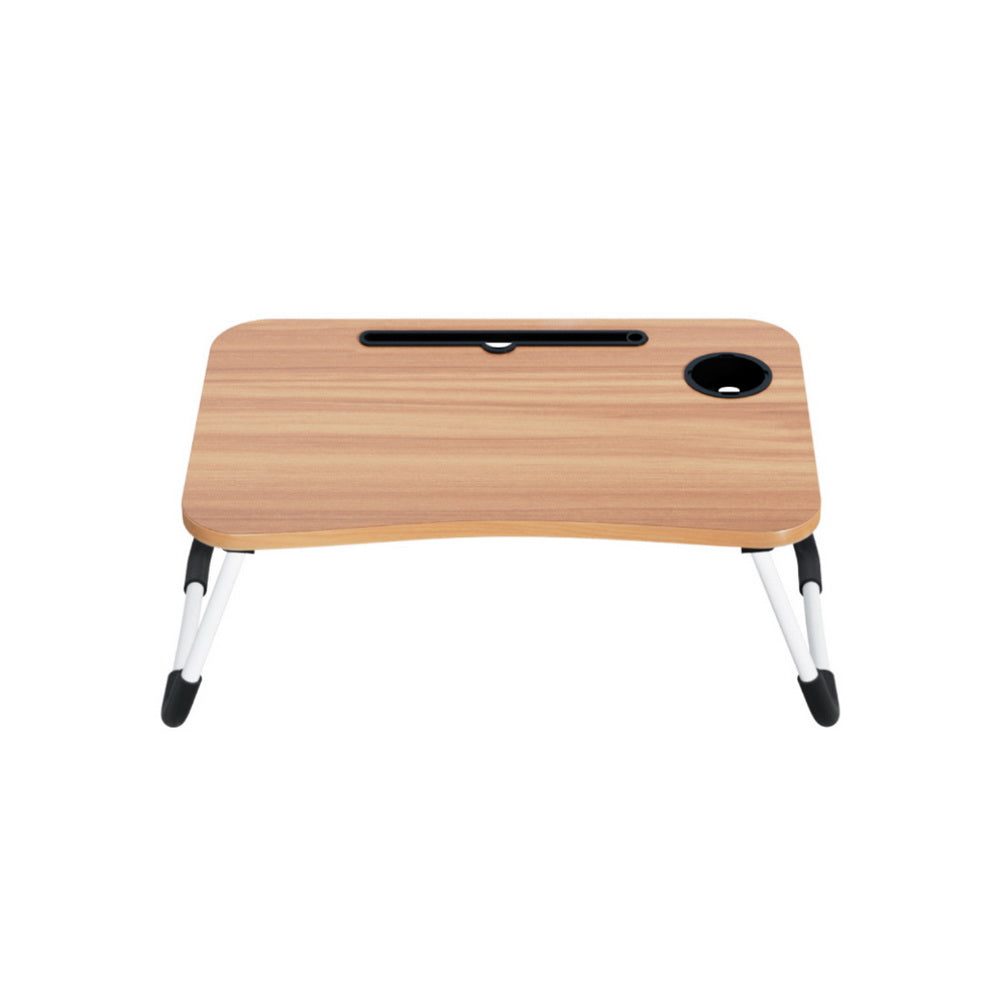Laptop Desk foldable portable and light - Oak colour - Free shipping