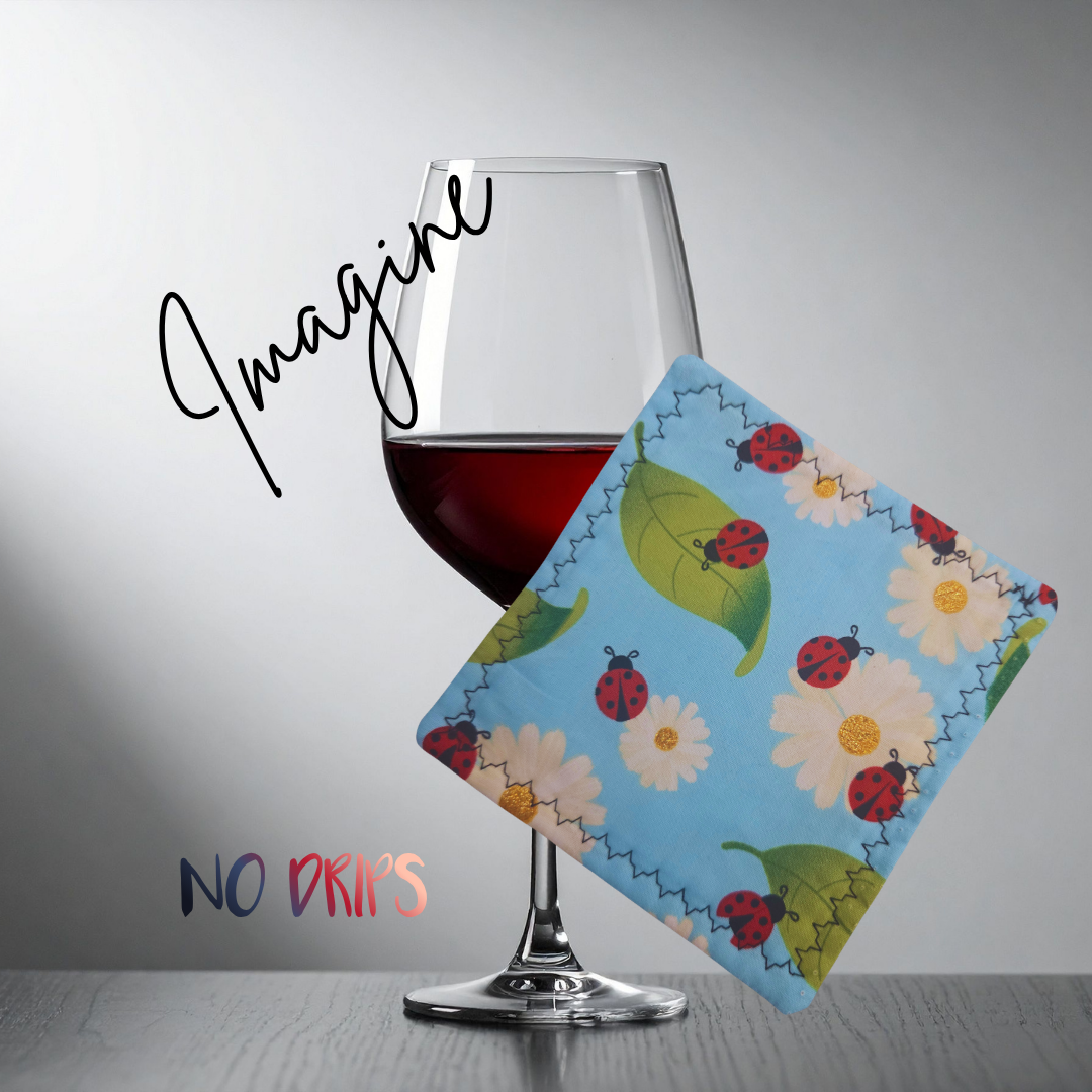 Coasters for Travelling & Camping - Ladybugs