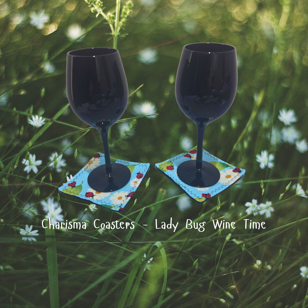 Coasters for Travelling & Camping - Ladybugs