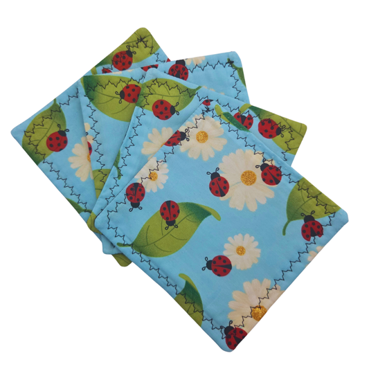 Coasters for Travelling & Camping - Ladybugs