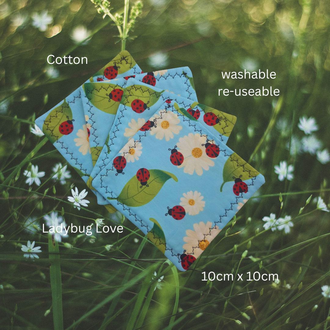 Coasters for Travelling & Camping - Ladybugs