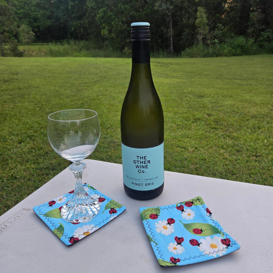 Coasters for Travelling & Camping - Ladybugs