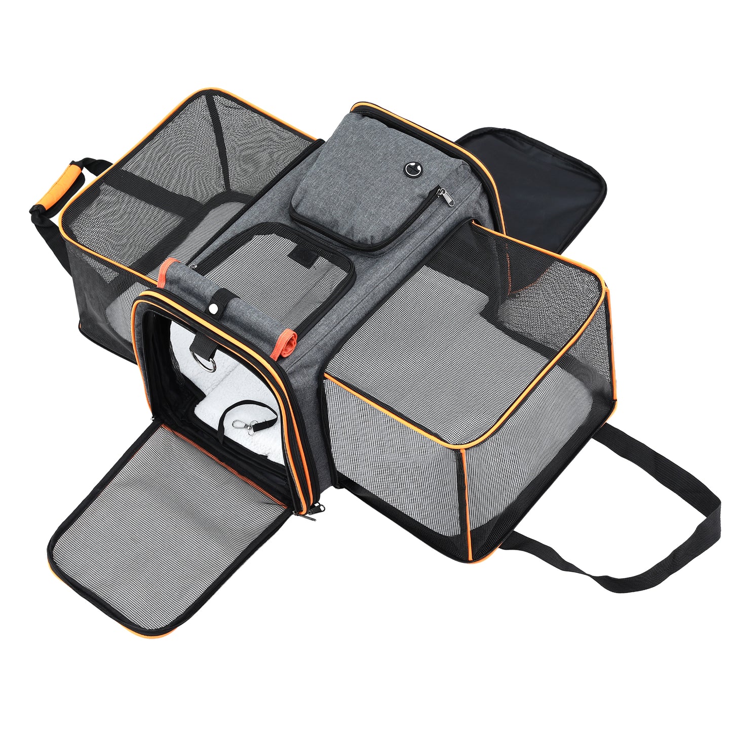 Dog Cat Travel Cage Portable Car Kennel
