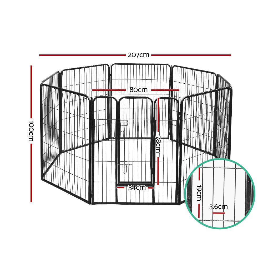 Portable Dog Travel Enclosure Fence - 40"