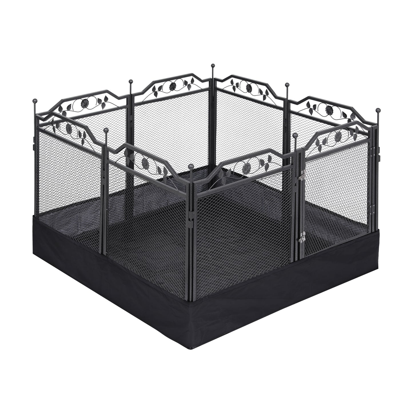Heavy-Duty Fancy Pet Enclosure for outdoors & indoors - black