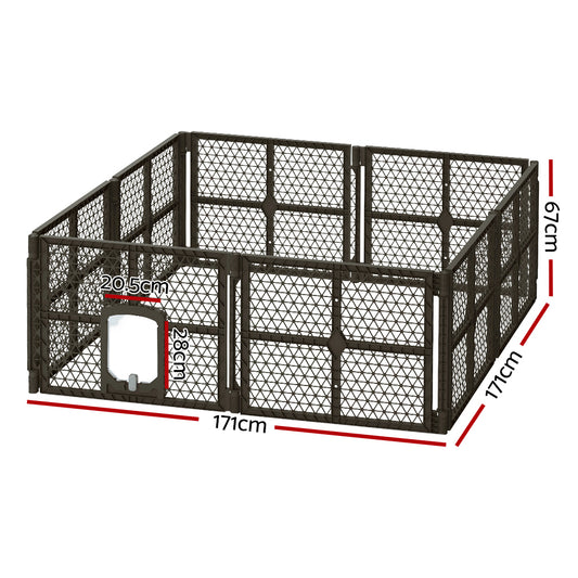 Portable Pet Fence - camp easy - black