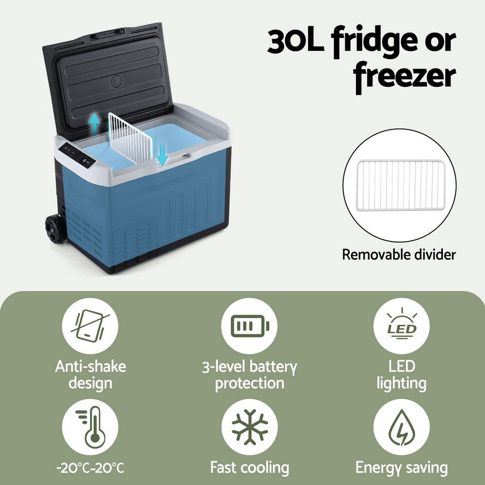 Portable 30L Camping Fridge/Freezer