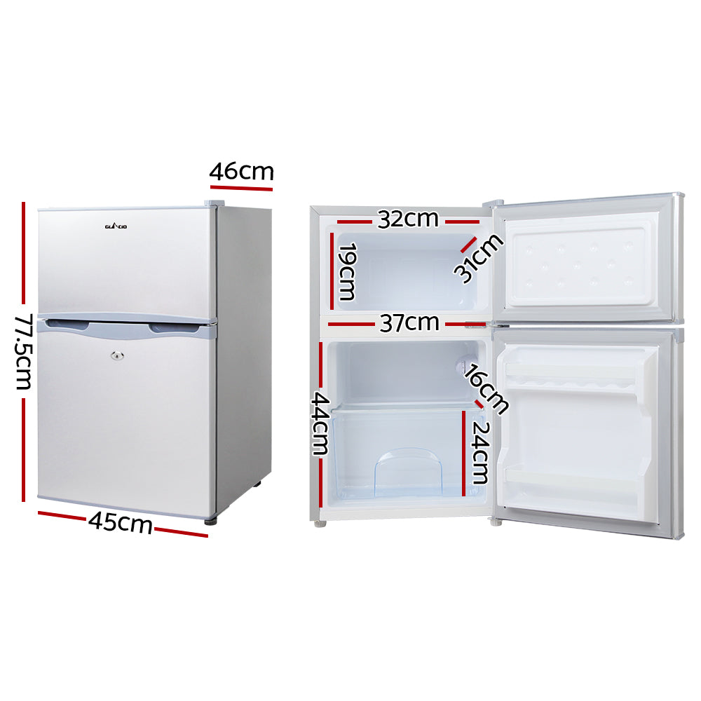 Portable Camping Upright Fridge Freezer 65L 12V/24V/240V