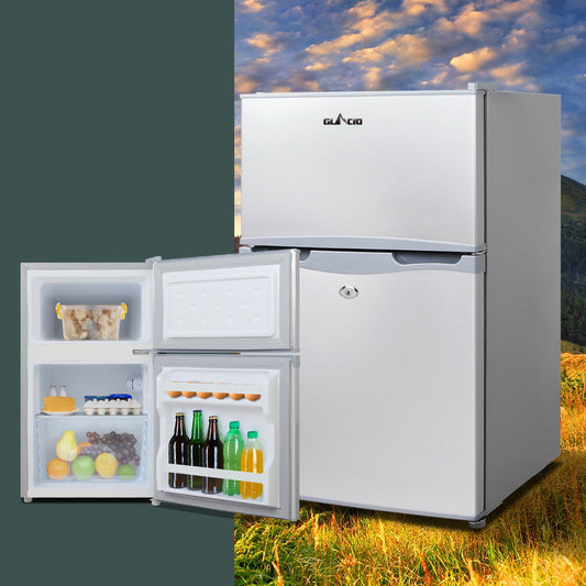 Portable Camping Upright Fridge Freezer 65L 12V/24V/240V