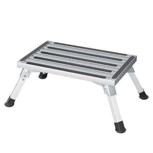 Aluminium Folding Step Stool - caravan car camp