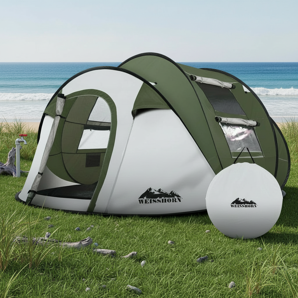 Instant Up Camping Tent approx 4 Person Dome